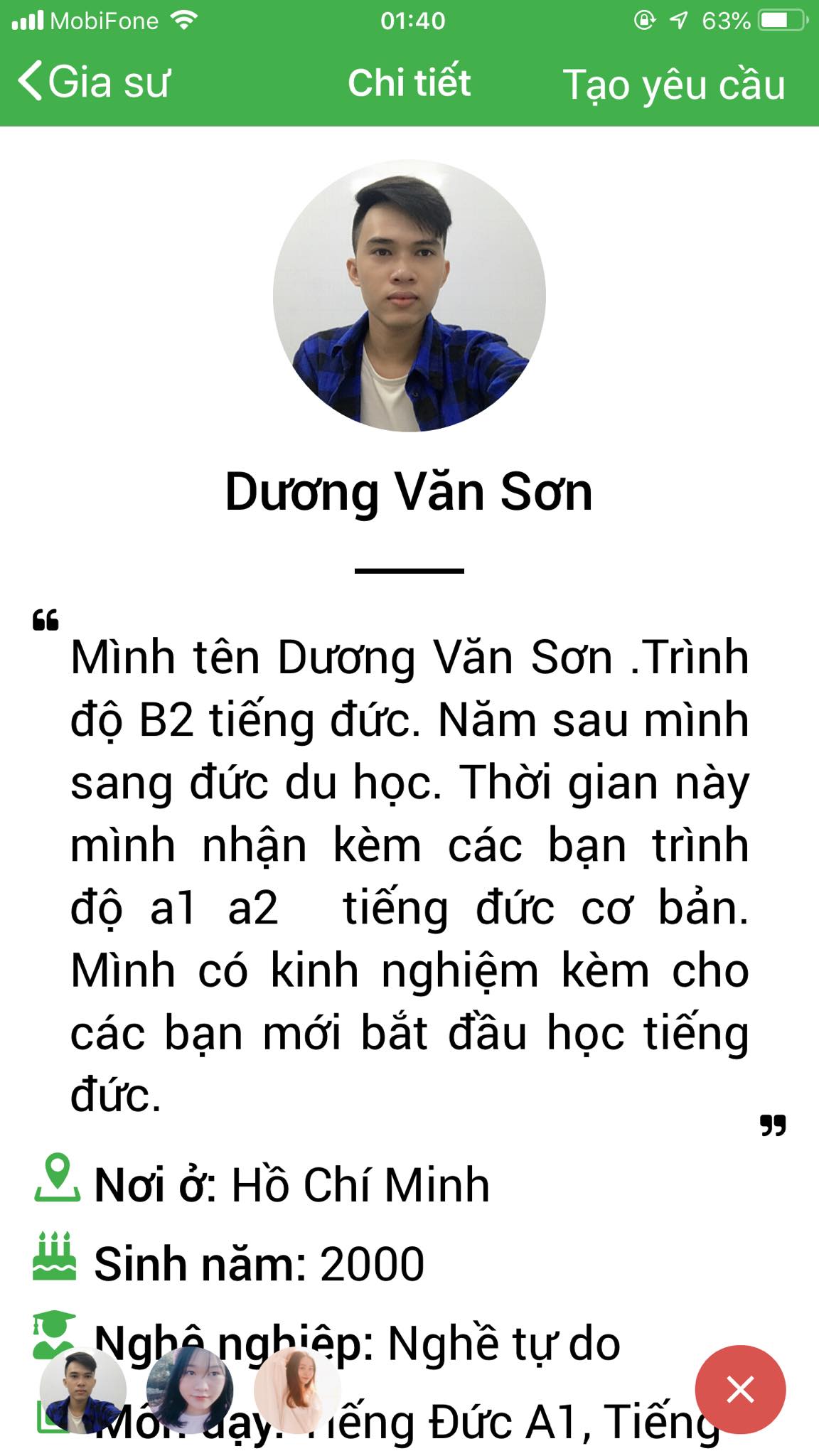  App Daykemtainha.vn tiếng Đức A1